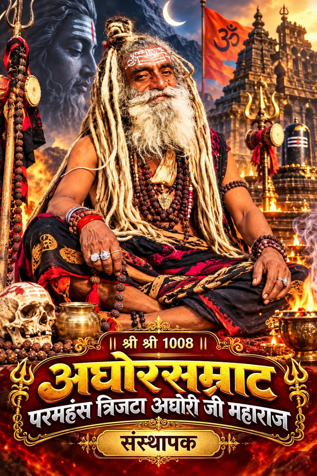 श्री श्री 1008 अघोरसम्राट परमहंस त्रिजटा अघोरी जी महाराज - संस्थापक